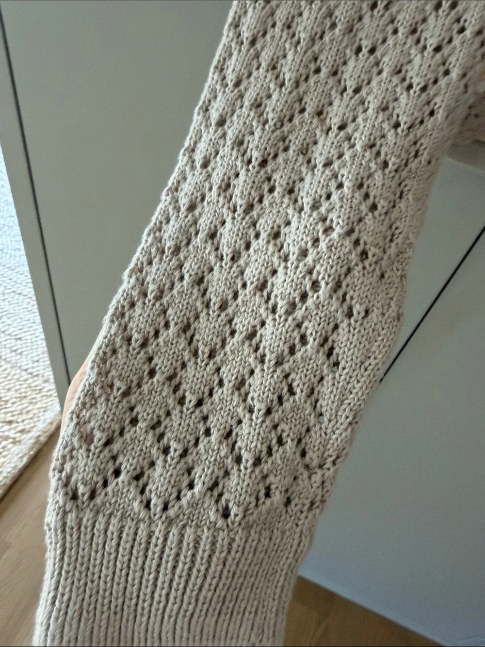 Cotton daisy crochet cardigan by Autumn Cashmere size M - Picture 3 of 5